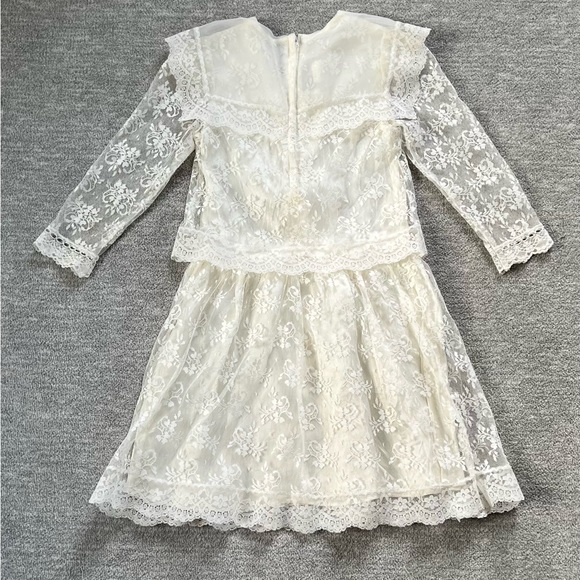 Jessica McClintock Bridal Lace Dress - Picture 2 of 5